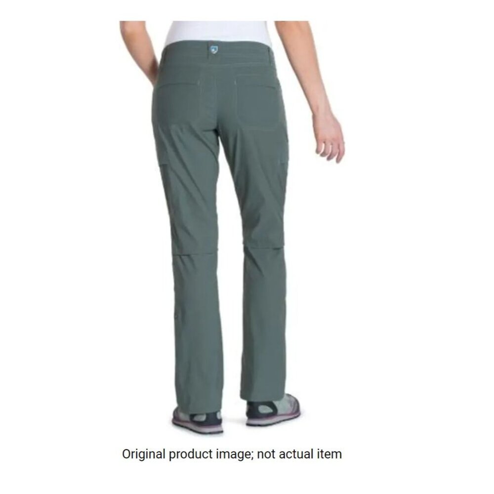 NWT Kuhl Kliffside Air Cargo Pants Women's 10 Black Cargo Vented Nylon MSRP$89 - Picture 13 of 14